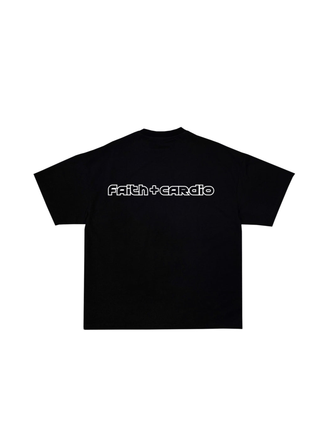 FAITH + CARDIO T-SHIRT BLACK