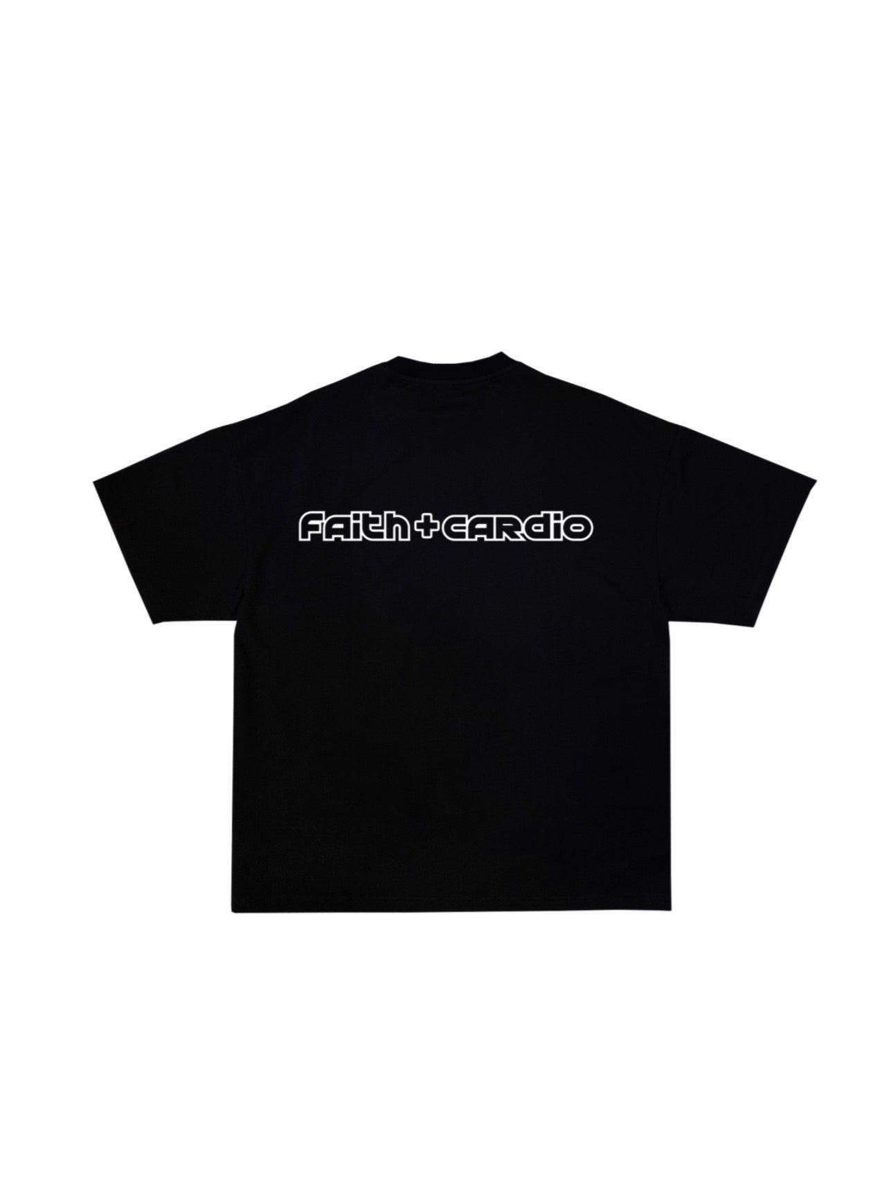 FAITH + CARDIO T-SHIRT BLACK