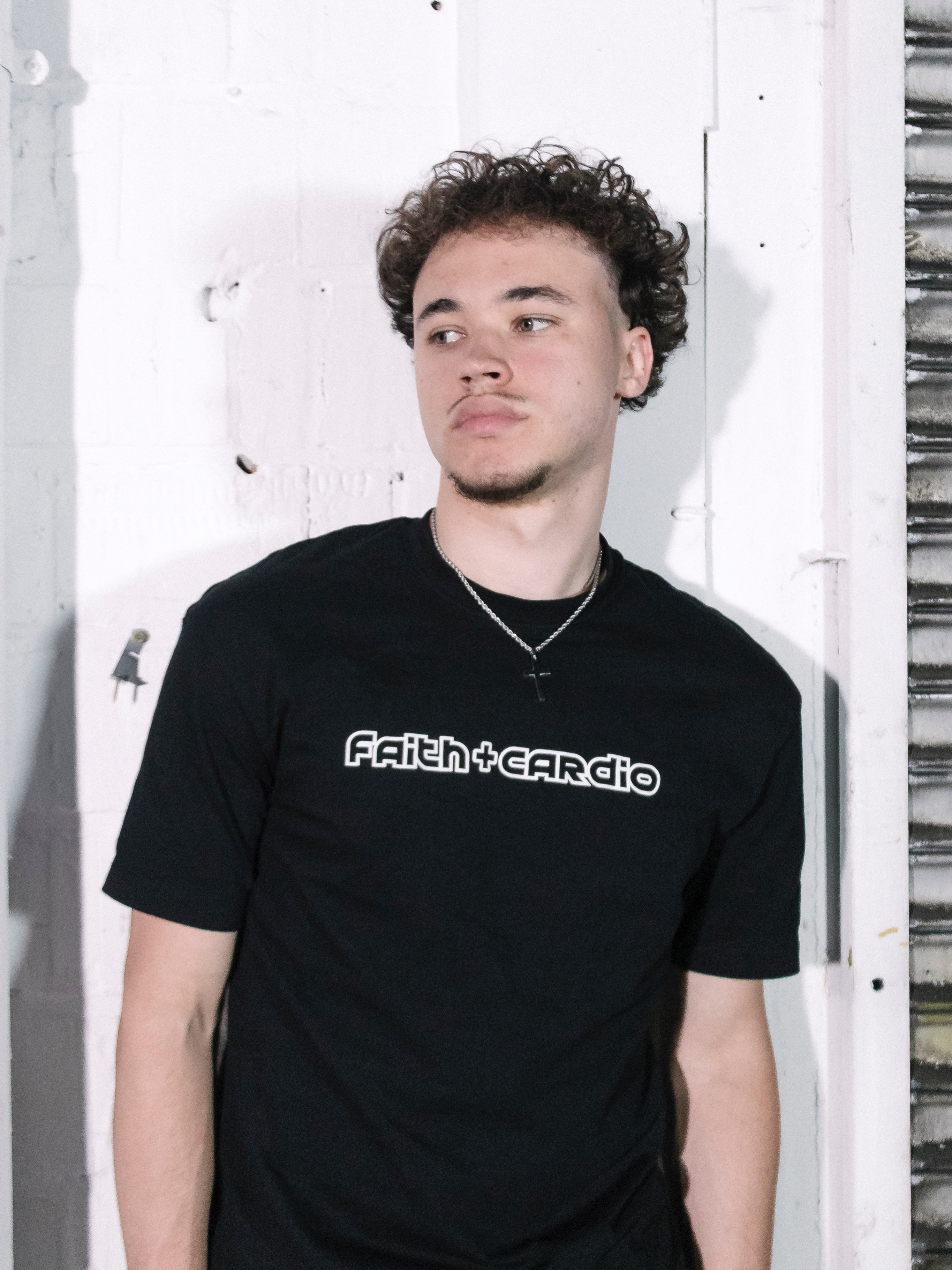 FAITH + CARDIO T-SHIRT BLACK